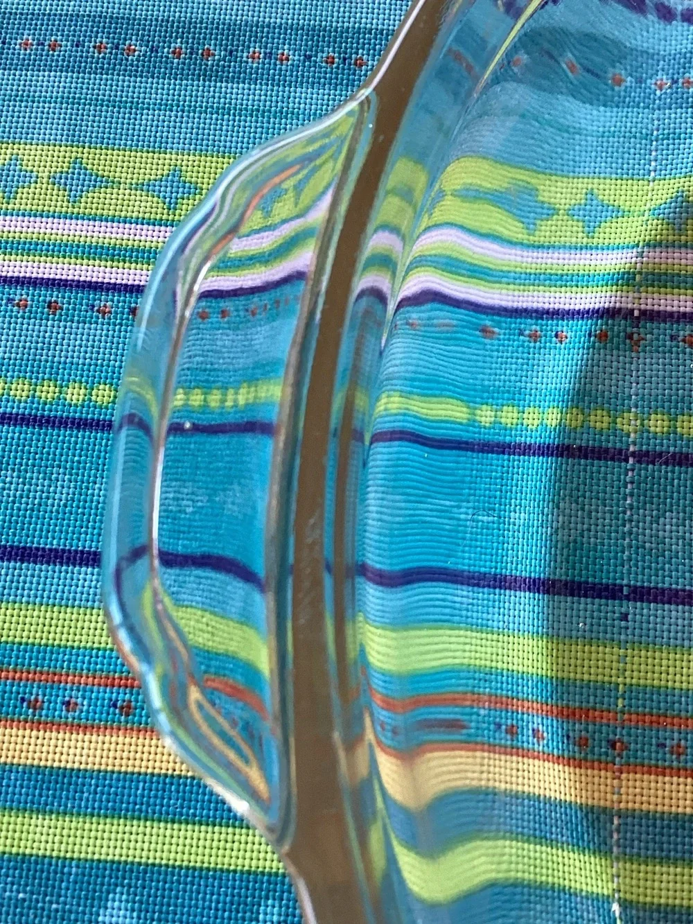 Fire King Vintage 9 Inch Pie Plate- number 461 - clear glass